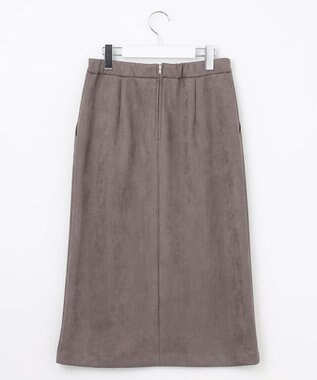 J.PRESS LADIES 【洗える】スエードダンボール スカート ブラウン系
