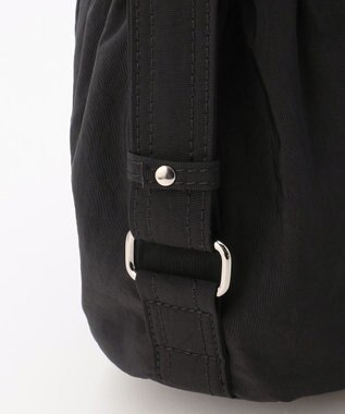 LA BAGAGERIE 【MONICA】クリンクルナイロン　ドロスト2WAYバッグ ブラック