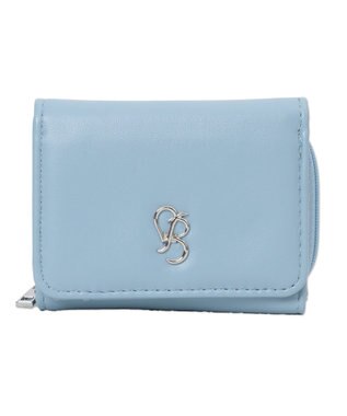 WEGO イニシャルパーツミニウォレット サックス