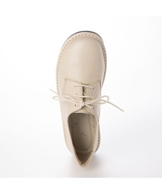 ing <ing>【サスティナブル】レースアップスリッポン アイボリー