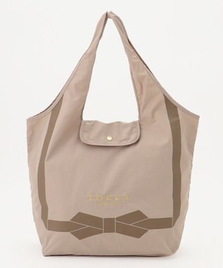 TOCCA 【撥水】TOCCA RIBBON ECOBAG エコバッグ ベージュ系