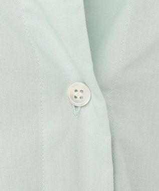 組曲 【洗える】ナチュラルローンスキッパー ブラウス スモーキーグリーン系