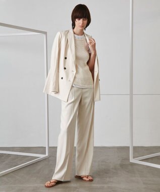 BEIGE， FOURAS / ワイドパンツ Ecru x Bista