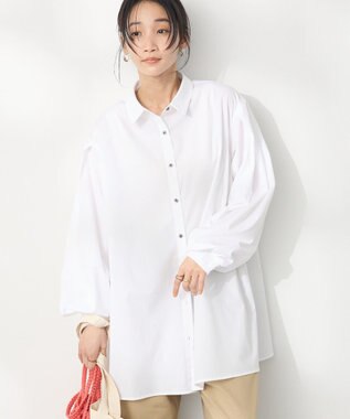 CRAFT STANDARD BOUTIQUE シワ軽減/イージーケアビッグシャツ Off White