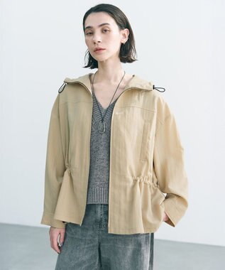 UNFILO テープヤーンニット ベスト チャコール