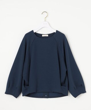 ANY SIS 【洗える】ダンボール プルオーバー ダルブルー