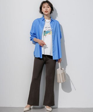 23区 S 【先行予約】CANCLINI ベーシック シャツ ブルー