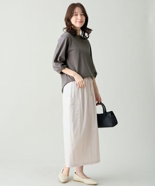 ANY L 7daysデイリーリラックススカート エクリュ