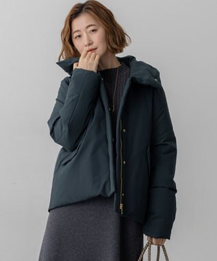 23区 【一部店舗限定/滝沢眞規子さん着用/撥水加工】ミリタリー Aライン ダウンコート