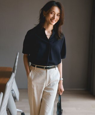 23区 【Oggi4月号掲載】スクエアバックル ベルト シルバー系