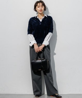 23区 S 【先行予約】ドライ2WAYストレッチ ワイド パンツ グレー系