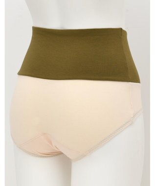 une nana cool 綿ベア天竺 カラーブロッキング サニタリーショーツ BR