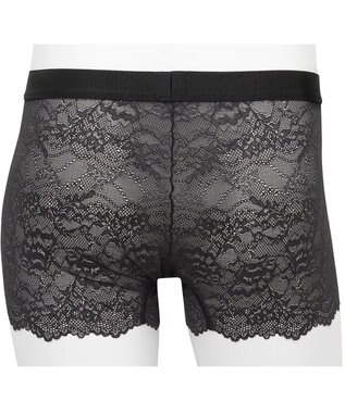 WACOAL MEN WACOAL MEN 【レースボクサー】 ボクサーパンツ ユニセックス 通気性 スカラ始末(裾部分) マチ部分の肌側は綿素材 レディース メンズ WT8822 /ワコールメン ブラック