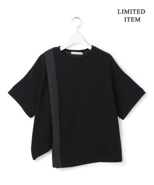 ICB L 【WEB限定】 ライトダンボール イレギュラーヘムプルオーバー ブラック