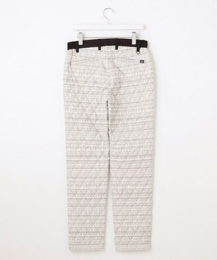 23区GOLF 【MEN】ノルディック柄 キルティング パンツ ライトグレー系5