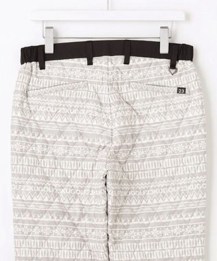 23区GOLF 【MEN】ノルディック柄 キルティング パンツ ライトグレー系5