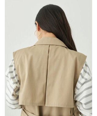 earth music&ecology ２ＷＡＹジレンチ Beige