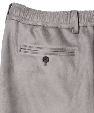 JOSEPH HOMME 【ストレッチ】レザーライクジャージー　ドロスト付きテーパードパンツ / PEGG CONVERTIBLE ライトグレー系