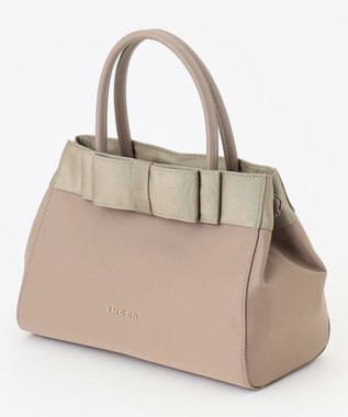 TOCCA NOBLE RIBBON NYLONBAG ナイロンバッグ ベージュ系
