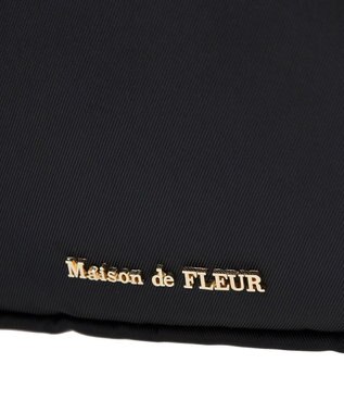 Maison de FLEUR 撥水加工ポケットリボンリュック Black
