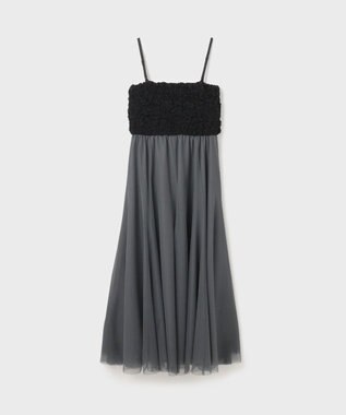 GRACE CONTINENTAL シャーリングベアドレス グレー