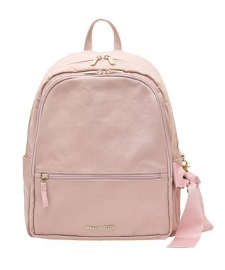 Maison de FLEUR 撥水加工ポケットリボンリュック Pink