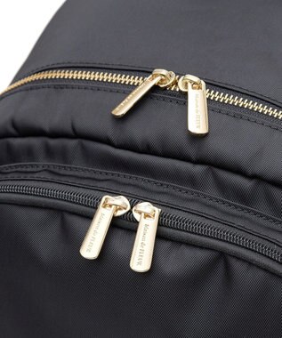 Maison de FLEUR 撥水加工ポケットリボンリュック Black