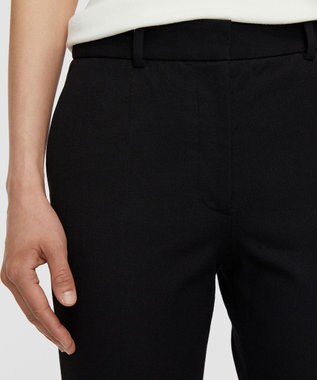 JOSEPH 【FOUNDATIONS】ギャバジンストレッチ スリムストレートトラウザーズ Black