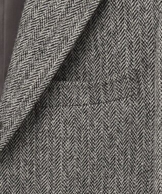 J.PRESS MEN 【LOVAT】 LAVEROCK TWEED ヘリンボーン ジャケット グレー系1