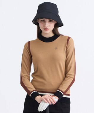 【WOMEN】カラーブロックセーター