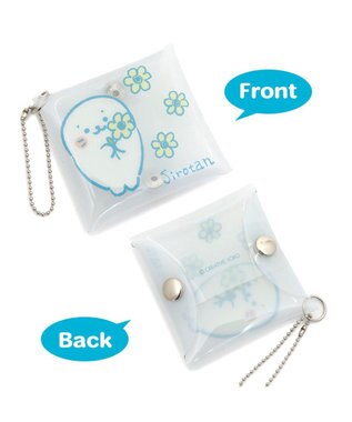 Mother garden しろたん クリアマルチケース 【単品】 しろたんお花柄