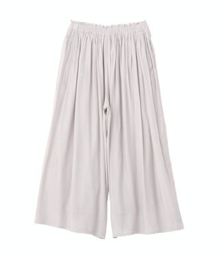 Green Parks 接触冷感シルキータッチローンスカーチョ Gray Beige