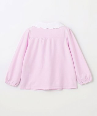 組曲 KIDS 【110-140cm】ツイル天竺 ブラウス ピンク系