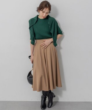 組曲 S ラメアンサンブル ニット ダークグリーン系