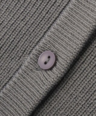 earth music&ecology レーストリムカーディガン Gray