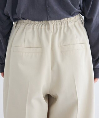 CRAFT STANDARD BOUTIQUE タックイージーワイドパンツ Light Beige