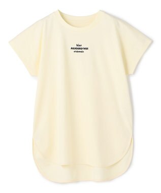 UNFILO BEAUTY FORM-T cotton ロゴ フレンチスリーブ Tシャツ
