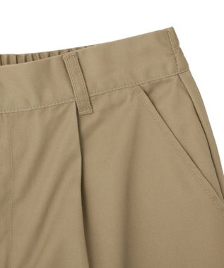 earth music&ecology タックハーフパンツ Beige
