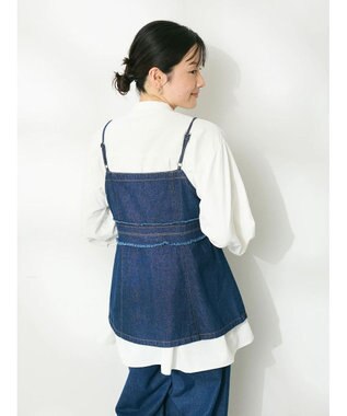 CRAFT STANDARD BOUTIQUE デニム２ＷＡＹキャミビスチェ Indigo