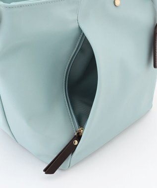 J.PRESS LADIES 【WEB限定】2wayナイロン Midium トート バッグ サックスブルー系