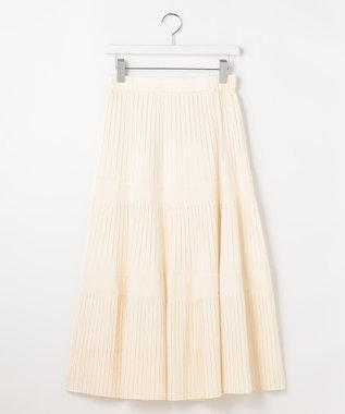 ANY SIS L プリーツ切替 スカート
