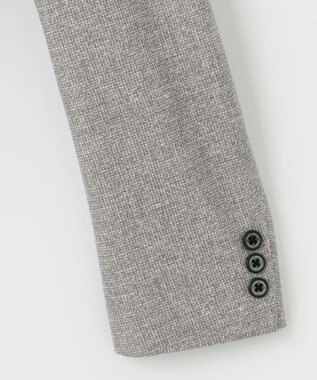 JOSEPH ABBOUD 【キングサイズ・ストレッチ/伸縮回復性】フランネルジャージージャケット ライトグレー系