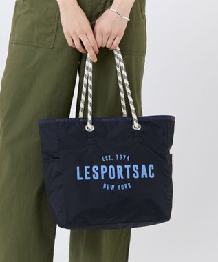 LeSportsac ML 2 WAY TOTE /2ウェイディープシーブルー/ライム 2ウェイディープシーブルー/ライム