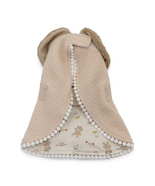 PET PARADISE ペットパラダイス くまちゃん お手軽 ポンチョ 小型犬 ベージュ