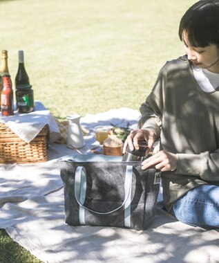 YUSHI Enjoy life - TOTE (S) 帆布トートバッグ ブラック