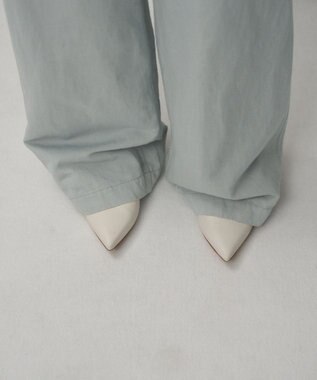 ATON COTTON LINEN KATSURAGI | ワークパンツ DULL SAX