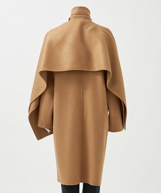 23区 S 【エステータ】ウールリバー ケープ付き コート ベージュ系
