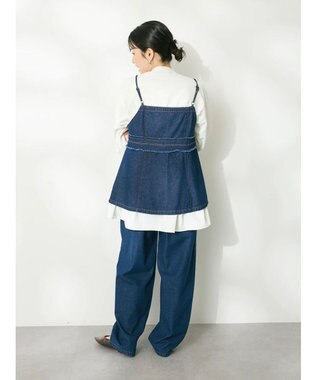 CRAFT STANDARD BOUTIQUE デニム２ＷＡＹキャミビスチェ Indigo