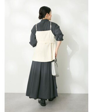 CRAFT STANDARD BOUTIQUE デニム２ＷＡＹキャミビスチェ Natural