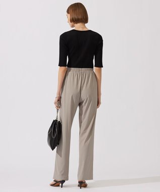 ICB 【洗える】4×2リブ プルオーバー ブラック系